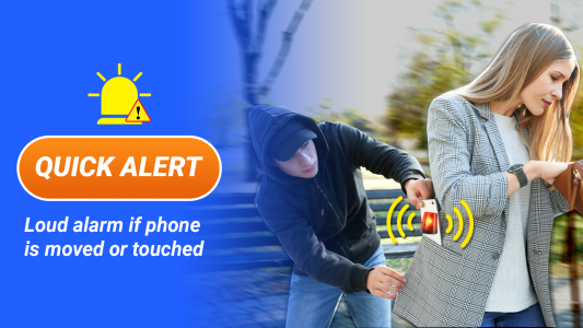 اسکرین شات 1 برنامه Anti Theft Phone Alarm