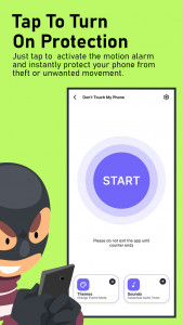 اسکرین شات 3 برنامه Anti-Theft Motion Phone Alarm
