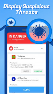 اسکرین شات برنامه Antivirus: Virus Remover Clean 2
