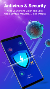 اسکرین شات 1 برنامه Antivirus: Virus Cleaner, Lock