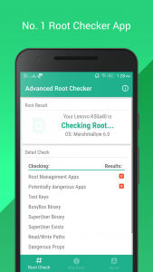 اسکرین شات برنامه Advanced Root Checker 1