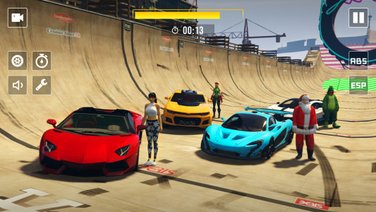 اسکرین شات بازی Stunt Car Games: GT Car Stunts 1
