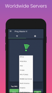 اسکرین شات برنامه Ping Master X: Set Best DNS For Gaming [Free] 2
