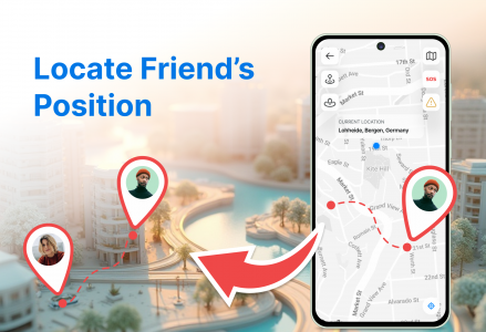 اسکرین شات 1 برنامه GPS Location Tracker for Phone