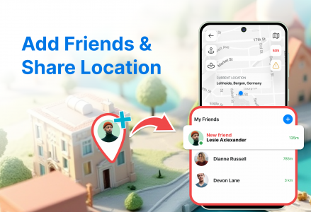 اسکرین شات 2 برنامه GPS Location Tracker for Phone