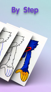 اسکرین شات 4 برنامه How to draw game characters