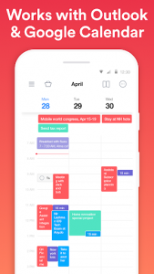 اسکرین شات برنامه Calendar App - Google Calendar & Calendar Widget 4