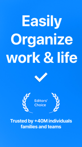 اسکرین شات 1 برنامه Any.do - To do list & Calendar