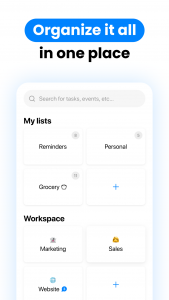 اسکرین شات برنامه Any.do - To do list & Calendar 1