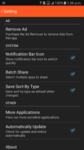 اسکرین شات برنامه Apps Share 3