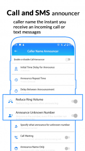 اسکرین شات برنامه Caller Name Announcer 3