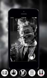 اسکرین شات برنامه Anonymous Mask Photo Maker CAM 2