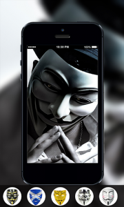 اسکرین شات برنامه Anonymous Mask Photo Maker CAM 3