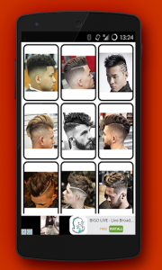 اسکرین شات برنامه Men Hairstyle 5
