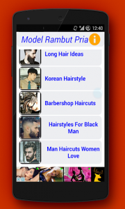 اسکرین شات برنامه Men Hairstyle 3