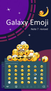اسکرین شات برنامه Galaxy emoji theme for galaxy keyboard 1