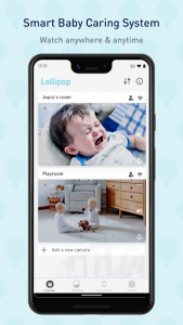 اسکرین شات برنامه Lollipop - Smart baby monitor 1
