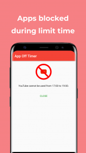اسکرین شات 3 برنامه App Off Timer: Limit App Usage