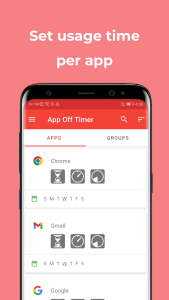 اسکرین شات 1 برنامه App Off Timer: Limit App Usage