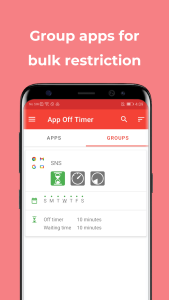 اسکرین شات 7 برنامه App Off Timer: Limit App Usage