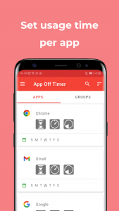 اسکرین شات 1 برنامه App Off Timer: Limit App Usage
