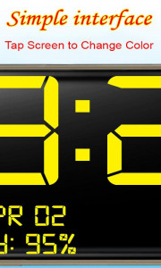 اسکرین شات برنامه Digital Clock Simple and Big 2