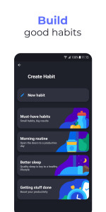 اسکرین شات 1 برنامه Productive - Habit tracker