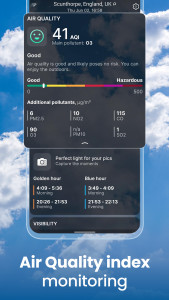 اسکرین شات برنامه Weather Live° - Forecast 6