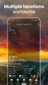 اسکرین شات برنامه Weather Live° - Forecast 7