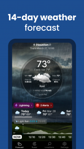 اسکرین شات برنامه Weather Live° - Forecast 1