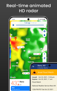 اسکرین شات 3 برنامه Clime: NOAA Weather Radar Live