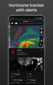 اسکرین شات 2 برنامه Clime: NOAA Weather Radar Live