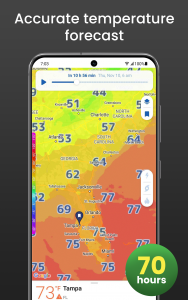 اسکرین شات برنامه Clime: NOAA Weather Radar Live 5