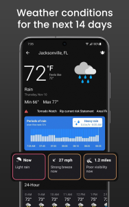 اسکرین شات 4 برنامه Clime: NOAA Weather Radar Live