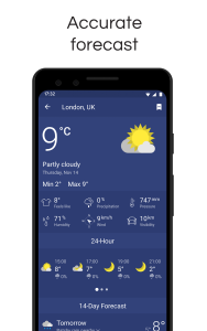 اسکرین شات 4 برنامه Clime: Weather Radar Live