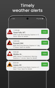 اسکرین شات 7 برنامه Clime: NOAA Weather Radar Live