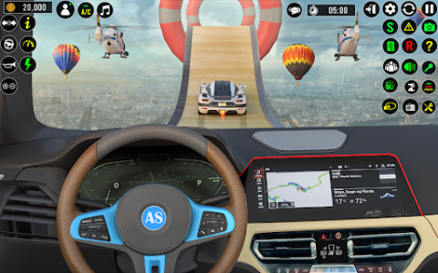 اسکرین شات برنامه GT Car Stunt - Car Games 3