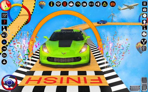 اسکرین شات برنامه GT Car Stunt - Car Games 5