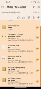 اسکرین شات 4 برنامه Helios File Manager
