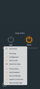 اسکرین شات 3 برنامه Strobe Light
