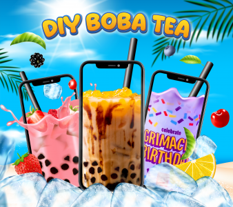 اسکرین شات بازی DIY Boba Tea - Boba Recipe 1