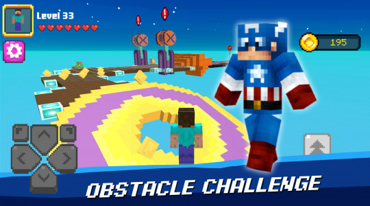 اسکرین شات بازی Hero Craft: Stumble Race 3