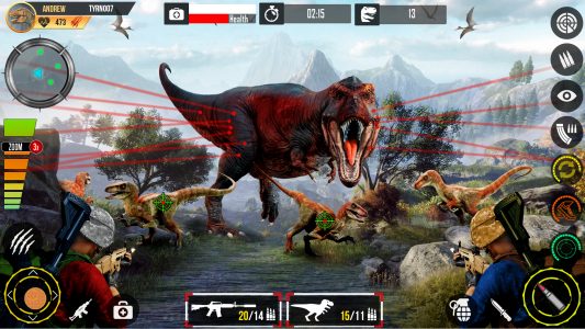 اسکرین شات بازی Real Dino Hunting Gun Games 3