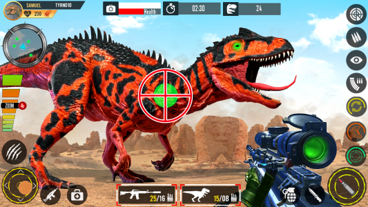 اسکرین شات بازی Real Dino Hunting Gun Games 1