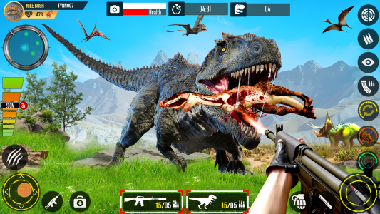 اسکرین شات بازی Real Dino Hunting Zoo Games 1