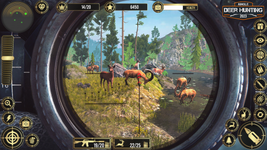 اسکرین شات برنامه Jungle Deer Hunting Games 3D 5