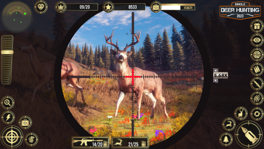 اسکرین شات 7 برنامه Jungle Deer Hunting Games 3D