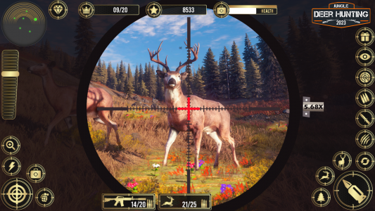 اسکرین شات برنامه Jungle Deer Hunting Games 3D 7