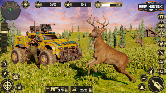 اسکرین شات برنامه Jungle Deer Hunting Games 3D 1
