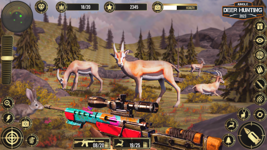 اسکرین شات برنامه Jungle Deer Hunting Games 3D 8